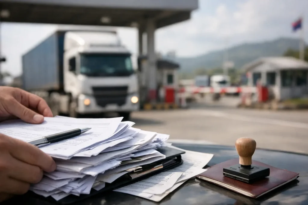 cross border road freight paperwork that delays loads