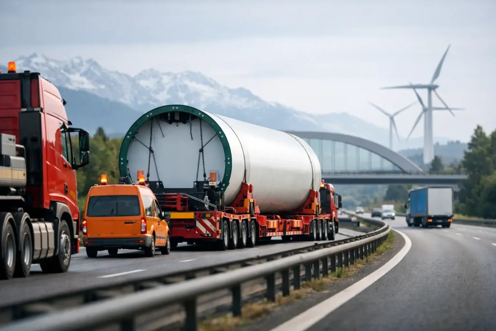 oversized load transport Europe: what matters