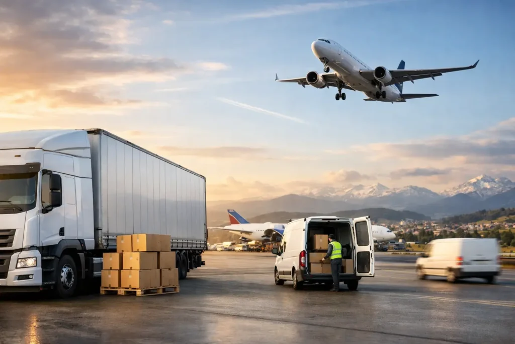 same day freight delivery across Europe