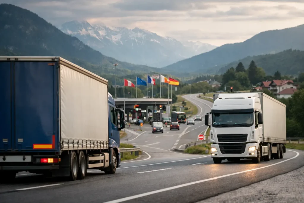 why is road freight less predictable in Europe?