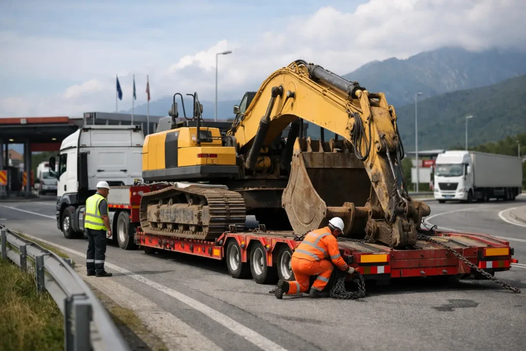 Case Study: Heavy Machinery Transport With Permits