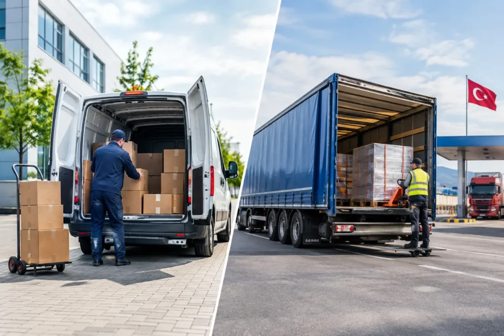 Van Delivery vs Truck Delivery: Which Fits?