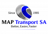 map transport marchandise europe logo